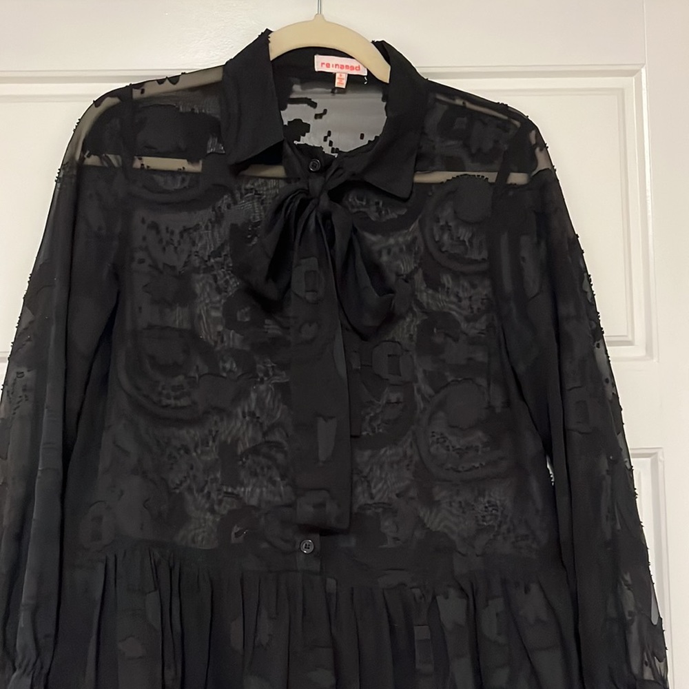 Re:named Sheer mini-dress
